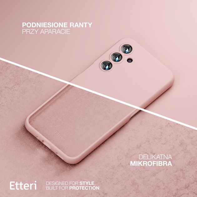 Панель Etteri Silicone Case do Samsung Galaxy A16 4G / A16 5G Light pink (GSM190287) - зображення 5