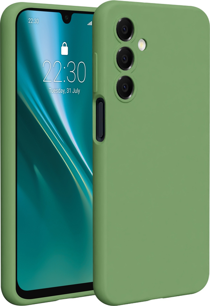 Etui plecki Etteri Silicone Case do Samsung Galaxy A16 4G / A16 5G Light green (GSM190273) - obraz 1