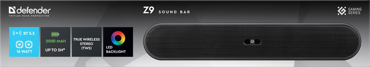 Саундбар Defender Z9 16W LED Bluetooth Black (4745090826753) - зображення 7