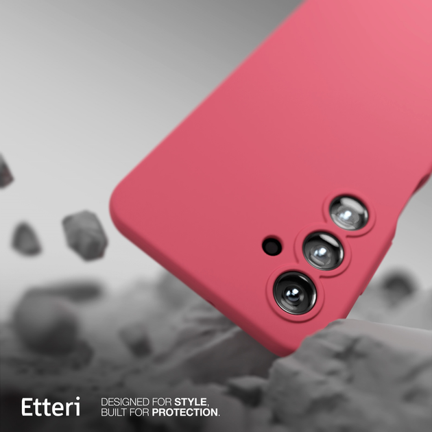 Etui plecki Etteri Silicone Case do Samsung Galaxy A25 5G global Raspberry (GSM183565) - obraz 6