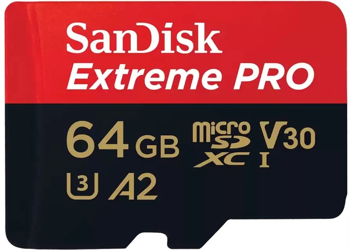 KUROMOJIカート Карта памяти SanDisk Extreme Pro microSDXC 64GB UHS-I U3 + SD