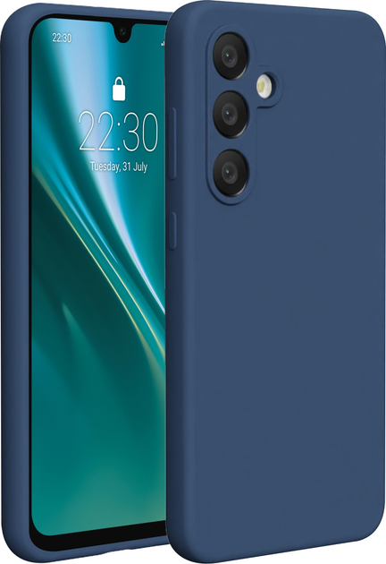 Панель Etteri Silicone Case do Samsung Galaxy A56 5G Dark blue (GSM190268) - зображення 1