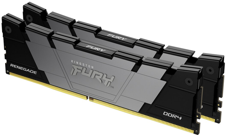 Pamięć RAM Kingston Fury DDR4-3600 65536MB PC4-28800 (Kit of 2x32768) Renegade (KF436C18RB2K2/64) - obraz 2