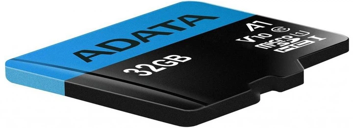 Карта памяти ADATA Premier microSDHC 32GB UHS-I U1 V10 A1 + SD-адаптер (AUSDH32GUICL10A1-RA1) - изображение 3