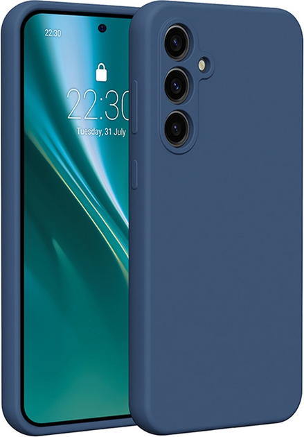 Панель Etteri Silicone Case do Samsung Galaxy S23 FE Dark blue (GSM183453) - зображення 1