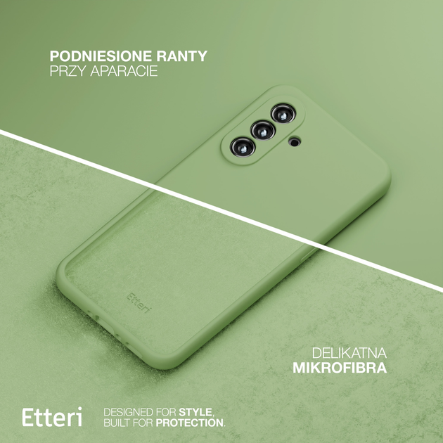 Панель Etteri Silicone Case do Samsung Galaxy S23 FE Light green (GSM183479) - зображення 4