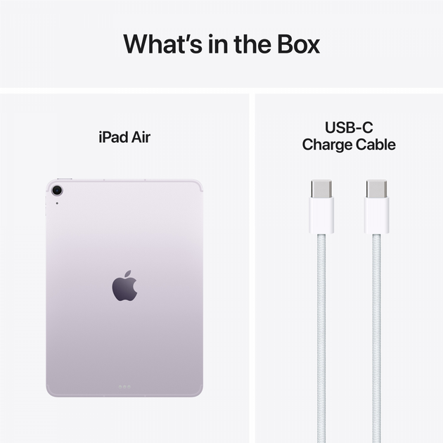 Tablet Apple iPad Air 11" M3 2025 Wi-Fi + Cellular 256GB Purple (MCG34) - obraz 10