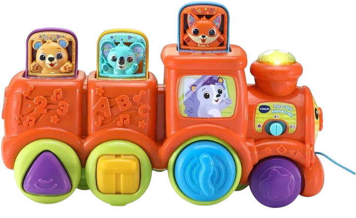 Muzyczny pociąg ze zwierzętami VTech Roll & Surprise Animal Train język angielski (3417765549038) - obraz 3