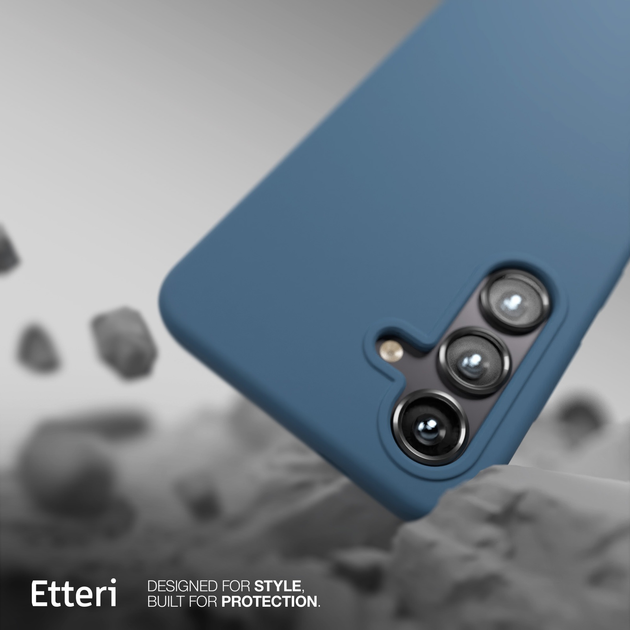 Панель Etteri Silicone Case do Samsung Galaxy S24 Dark blue (GSM183450) - зображення 4