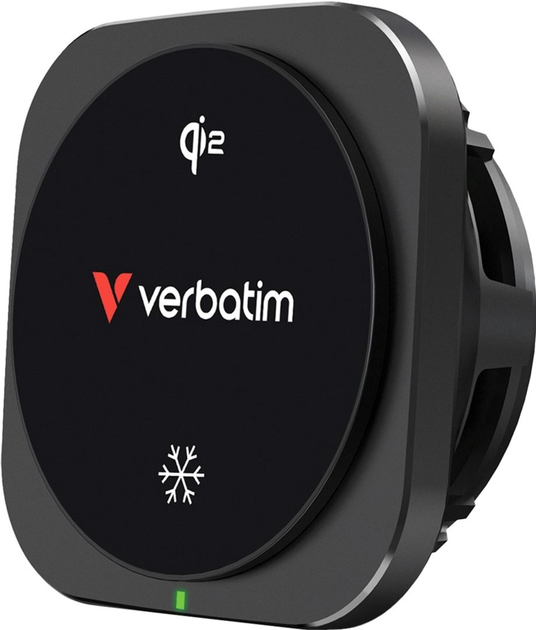 Ładowarka samochodowa Verbatim Qi2 Charge 'n' Drive CND-02 Black (0023942318613) - obraz 1