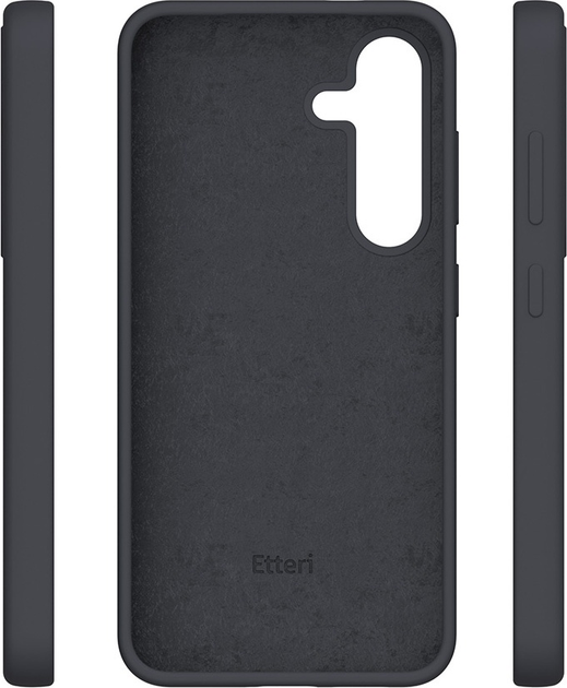 Etui plecki Etteri Silicone Case do Samsung Galaxy S24 Black (GSM183424) - obraz 3