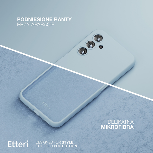 Панель Etteri Silicone Case do Samsung Galaxy S24 FE Light blue (GSM190283) - зображення 3