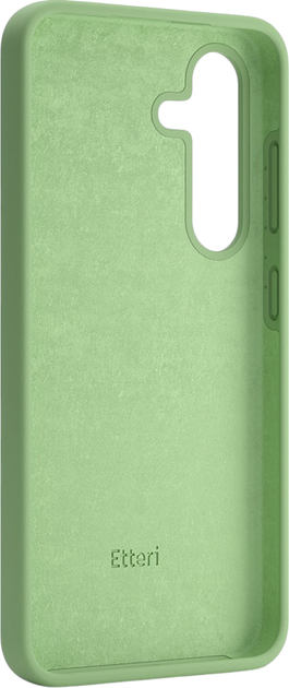 Etui plecki Etteri Silicone Case do Samsung Galaxy S24 Light green (GSM183476) - obraz 2