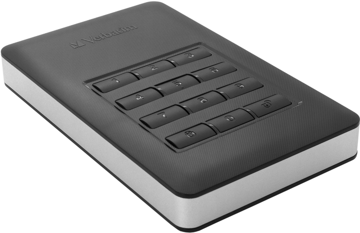 Dysk twardy Verbatim Store n Go 1TB 5400rpm 8MB 53401 2.5 USB 3.1 Secure Portable AES 256 Keypad Access Black (0023942534013) - obraz 1