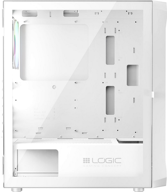 Obudowa LogicConcept Portos ARGB Midi White (AT-PORTOS-20-0000000-0002) - obraz 4
