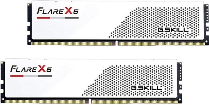 Pamięć RAM G.Skill DDR5-6000 65536MB PC5-48000 (Kit of 2x32768MB) Flare X5 White (F5-6000J3636F32GX2-FX5W) - obraz 1