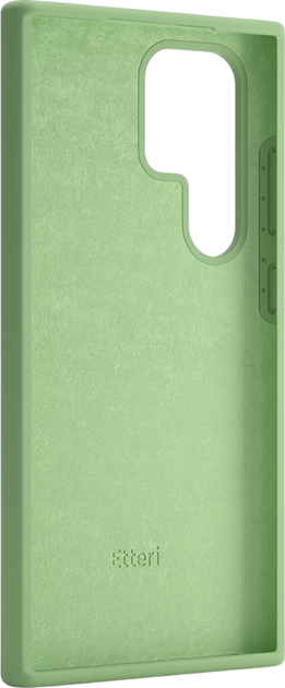 Etui plecki Etteri Silicone Case do Samsung Galaxy S24 Ultra Light green (GSM183474) - obraz 4