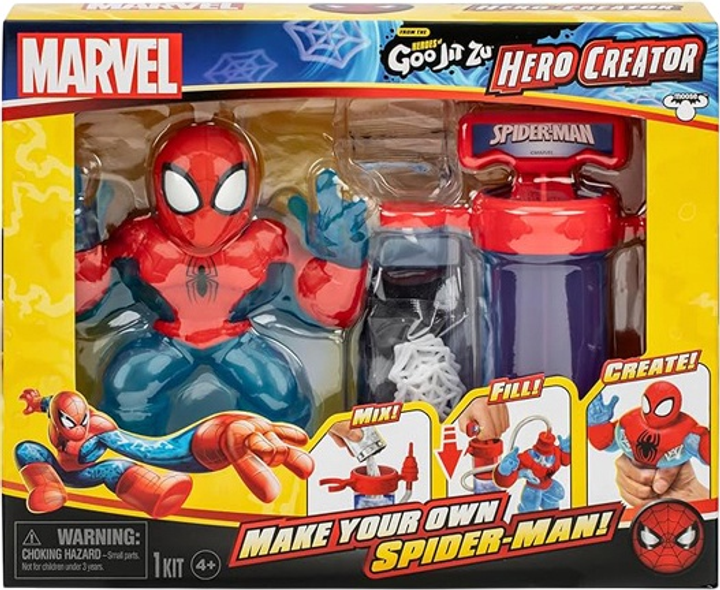 Zestaw do zabawy z rozciągliwymi figurkami GooJitZu Spider-Man Creators (124565) (630996430033) - obraz 1
