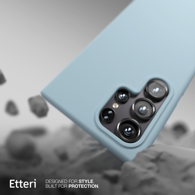 Панель Etteri Silicone Case do Samsung Galaxy S25 Ultra Light blue (GSM190286) - зображення 5