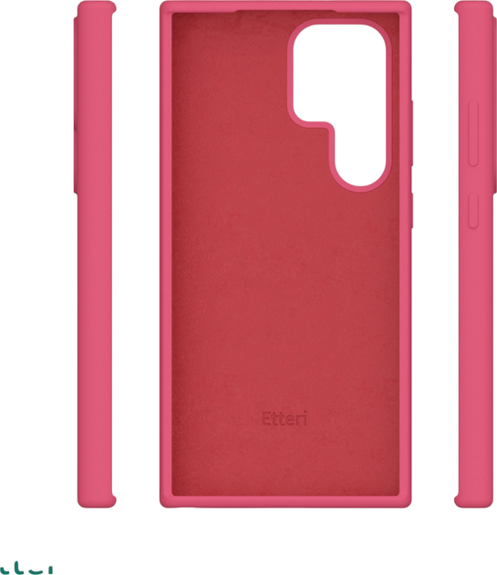 Etui plecki Etteri Silicone Case do Samsung Galaxy S25 Ultra Raspberry (5906961949875) - obraz 3