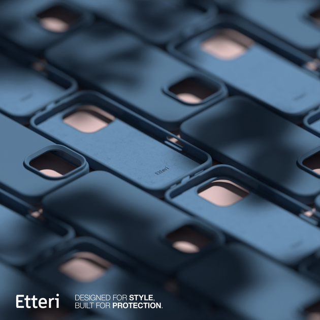 Панель Etteri Silicone Case do Xiaomi Redmi Note 13 4G Dark blue (GSM183447) - зображення 3