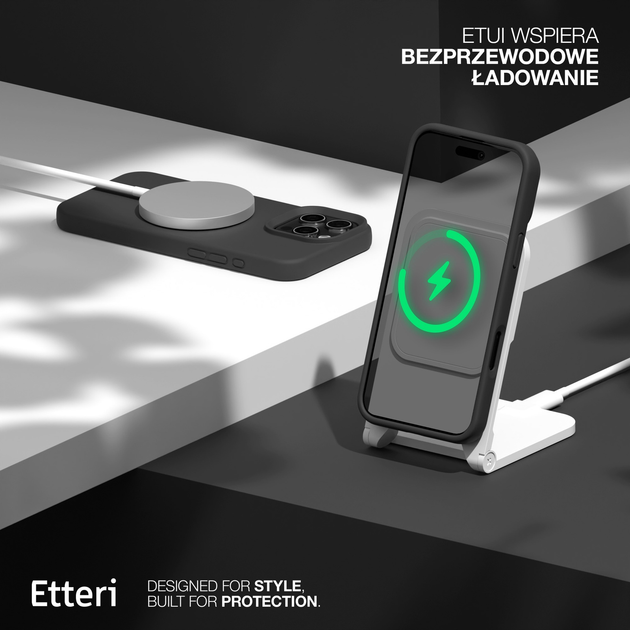 Панель Etteri Silicone Case do Xiaomi Redmi Note 13 4G Black (GSM183421) - зображення 2