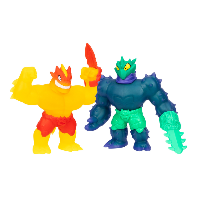 Figurki rozciągliwe GooJitZu Flaym Blazeagon & Cactikus Meteor Madness (124569) (630996430255) - obraz 1