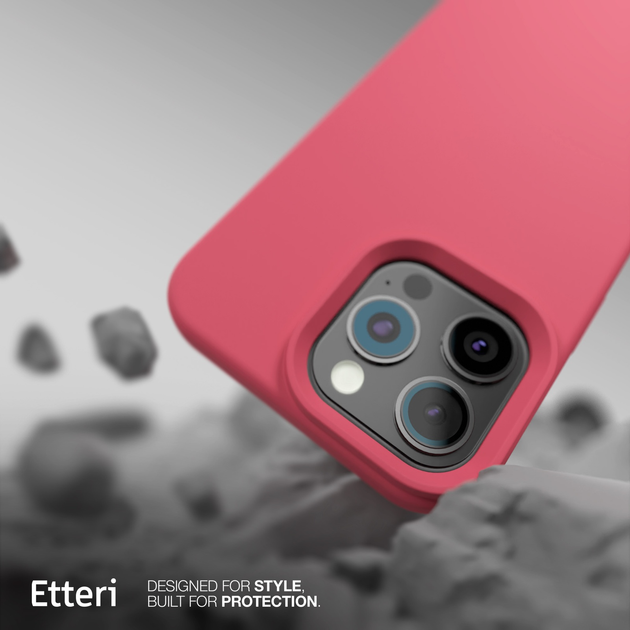 Etui plecki Etteri Silicone Mag do Apple iPhone 13 6.1 Raspberry (GSM185999) - obraz 8