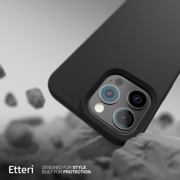 Панель Etteri Silicone Mag do Apple iPhone 15 Pro Max 6.7 Black (GSM185955) - зображення 8