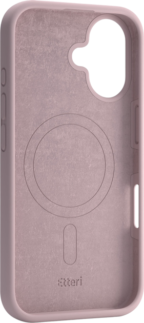 Панель Etteri Silicone Mag do Apple iPhone 16 6.1 Light pink (GSM185994) - зображення 2