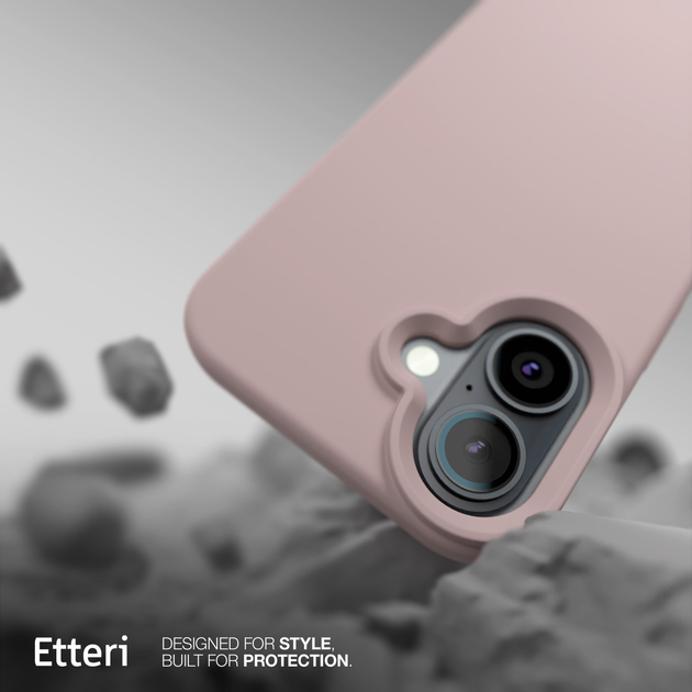 Etui plecki Etteri Silicone Mag do Apple iPhone 16 Plus 6.7 Light pink (GSM185996) - obraz 8