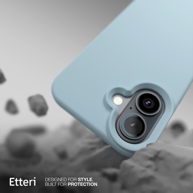 Панель Etteri Silicone Mag do Apple iPhone 16 Plus 6.7 Light blue (GSM185986) - зображення 8