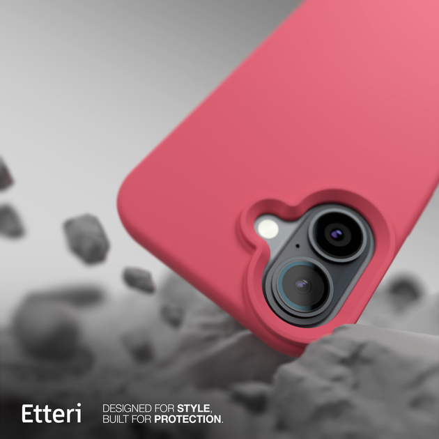 Etui plecki Etteri Silicone Mag do Apple iPhone 16 Plus 6.7 Raspberry - obraz 8