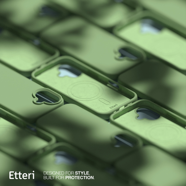 Etui plecki Etteri Silicone Mag do Apple iPhone 16 Plus 6.7 Light green (GSM185977) - obraz 9