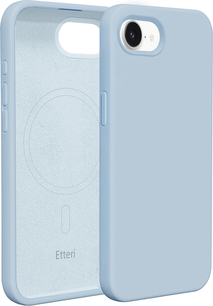 Панель Etteri Silicone Mag do Apple iPhone 16e Light blue (GSM192082) - зображення 1