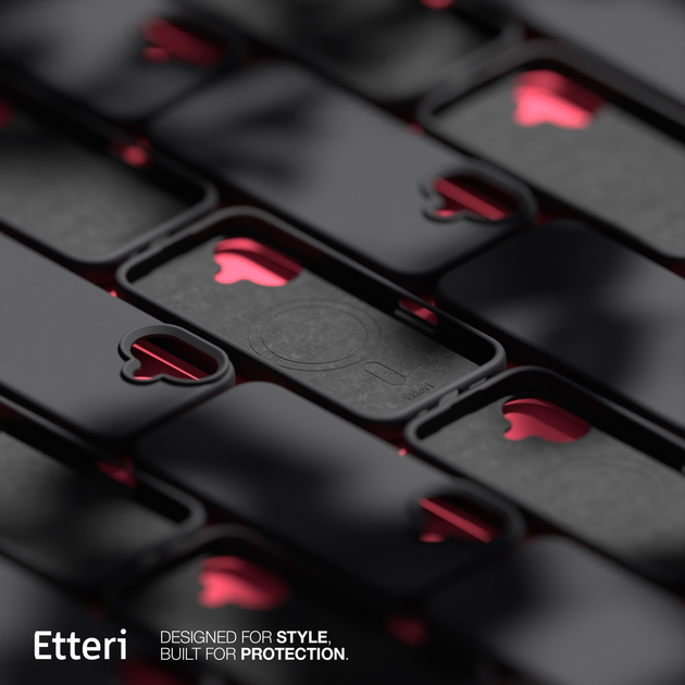 Etui plecki Etteri Silicone Mag do Apple iPhone 16e Black (GSM192080) - obraz 9
