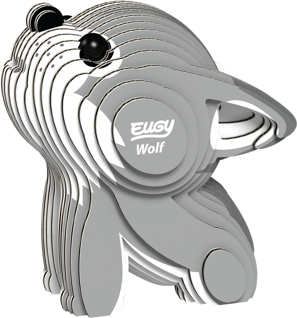 Model 3D do składania Eugy Zoo Wilk (9421035150385) - obraz 1