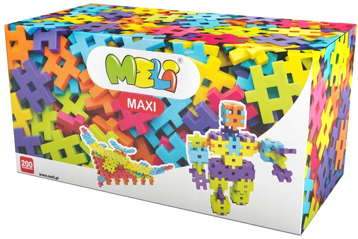 Конструктор MELI Maxi 200 елементів (5902431290522) - зображення 1