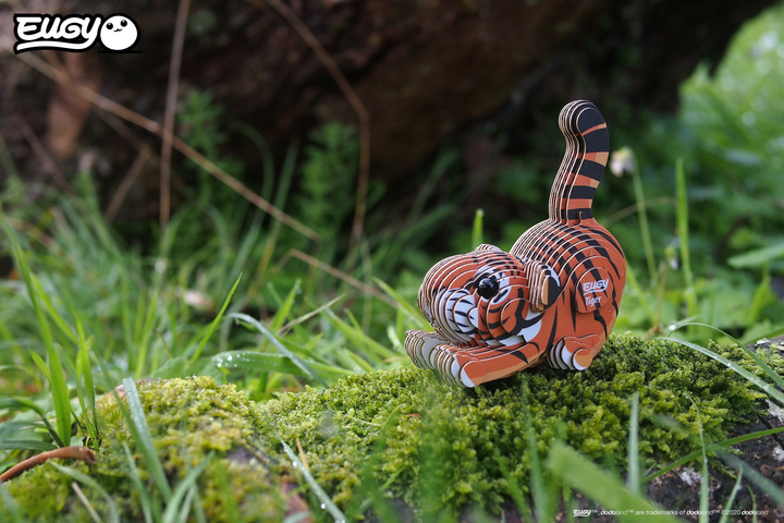 Model 3D do składania Eugy Zoo Tygrys (9421035150118) - obraz 6