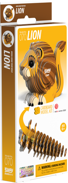 Model 3D do składania Eugy Zoo Lew (9421035150637) - obraz 4