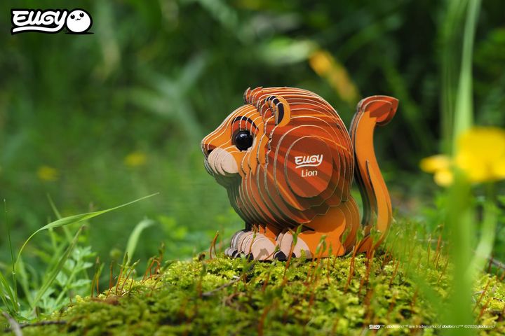 Model 3D do składania Eugy Zoo Lew (9421035150637) - obraz 8