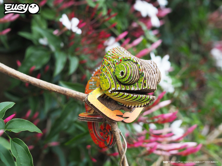 Model 3D do składania Eugy Zoo Kameleon (9421035150743) - obraz 12