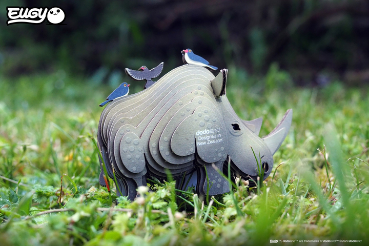 Model 3D do składania Eugy Zoo Nosorożec (9421035150750) - obraz 11
