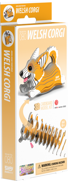 Model 3D do składania Eugy Zoo Welsh Corgi (9421035150828) - obraz 7