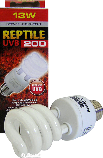Lampa Hagen Reptile UVB 200/13 W E27 (015561223409) - obraz 1