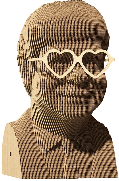 3D пазл-конструктор Cartonic 3D Puzzle Elton J Елтон Джон Картонний (4820191132627) - зображення 5
