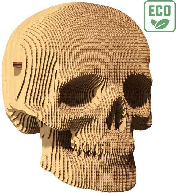 3D пазл-конструктор Cartonic 3D Puzzle Skull Картонний (4820191132948) - зображення 4