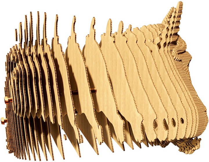 3D пазл-конструктор Cartonic 3D Puzzle Unicorn Картонний (4820191133105) - зображення 7