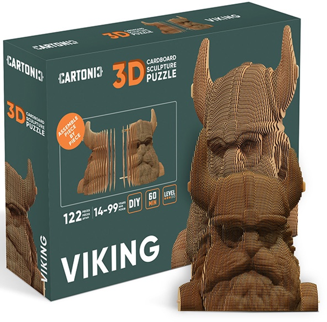 3D пазл-конструктор Cartonic 3D Puzzle Viking Картонний (4820191133730) - зображення 2