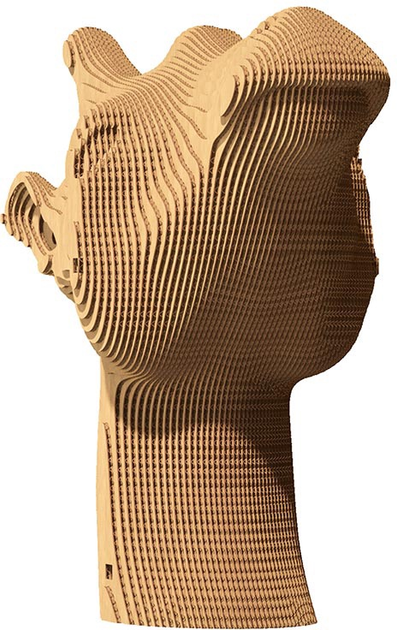 3D пазл-конструктор Cartonic 3D Puzzle Giraffe Жираф Картонний (4820191133136) - зображення 4